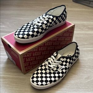 Vans Black and White Checkered Sneakers